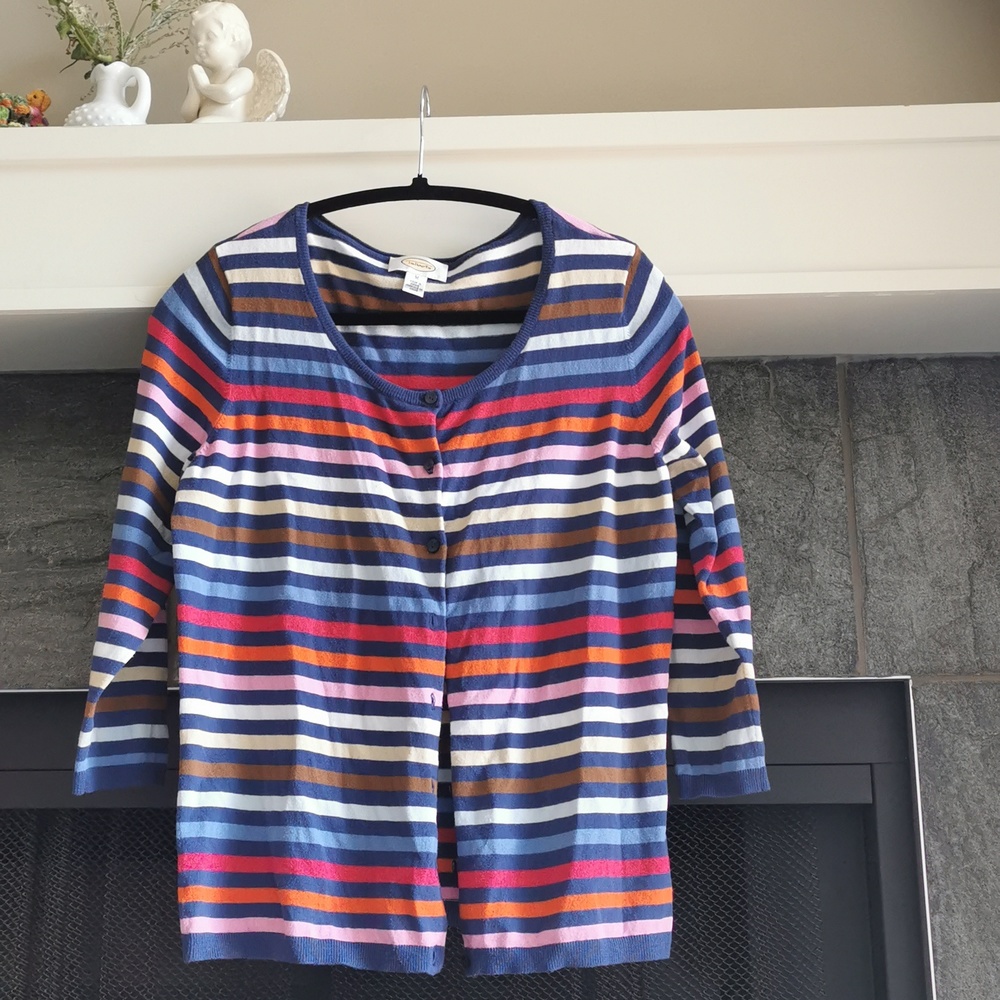 TALBOTS，SIZEM，colored stripes